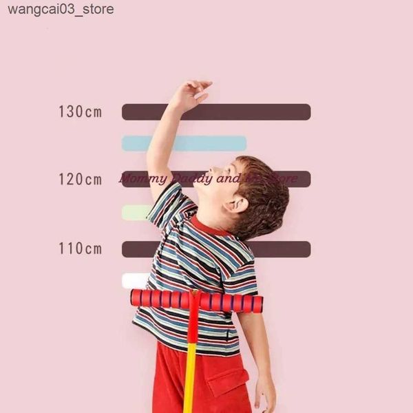 Sports Toys Kids Games Foam Pogo Stick Jumper Indoor Outdoor Fun Fitness Equipment Improve Bounce Sensory for Boy Girl Gift L0910