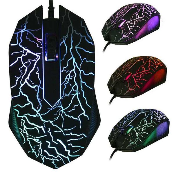 Mice USB Wired Mouse Gaming Mouse 2400 DPI LED Backlit Professional Gamer Mice Ergonomic Computer Mouse for PC Laptop Macbook S25211