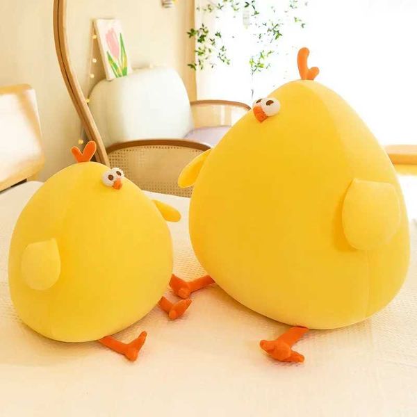 Funny Fat Chicken Plush Toys Pillow Soft Simulation Cute Plushie Dolls Neck Pillow Stuffed Animal for Boys Girls Festival Gifts X241028