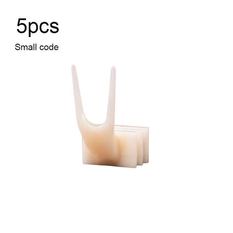 TEMU 5pcs Durable Pp Material Bird Cage Fruit Forks, Parrot Feeding Accessories, Pet Supplies Snack Holder For Birds