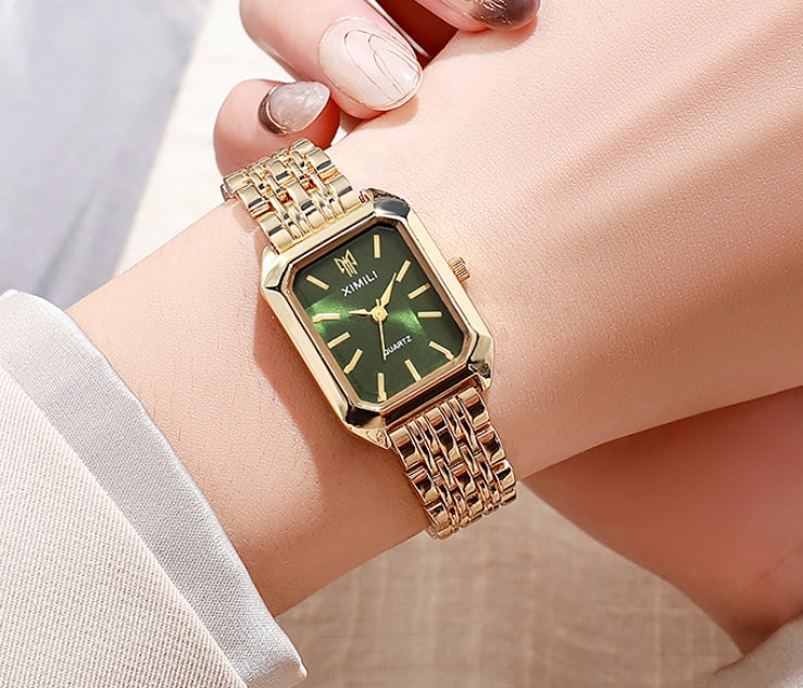 Top Mini Lady Womens Watch Japan Quartz Elegant Fashion Hours Clock Dress Bracelet Chain School Girls Birthday Gift