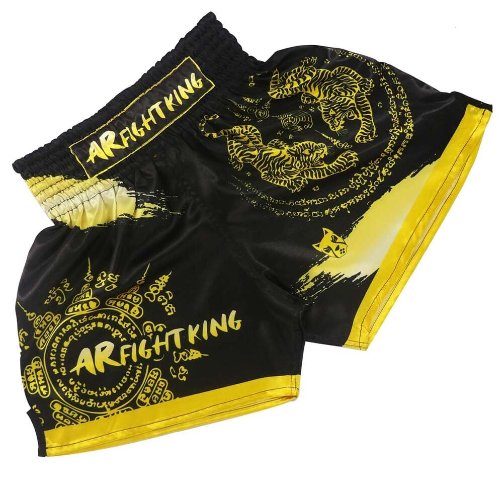 Thai Boxing Legendary MMA Combat Sport Gym Martial Arts Training Fiess Running Leopard Shorts Fast Drying Breathable