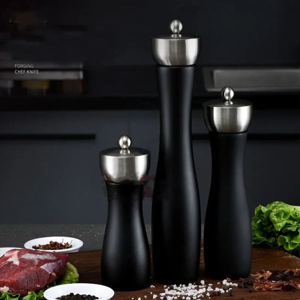 304 Manual de aço inoxidável Manual de pimenta Kitchen Ajuste Cerâmica Spice Mill 5 8 10 Mills de sal e pimenta 250117