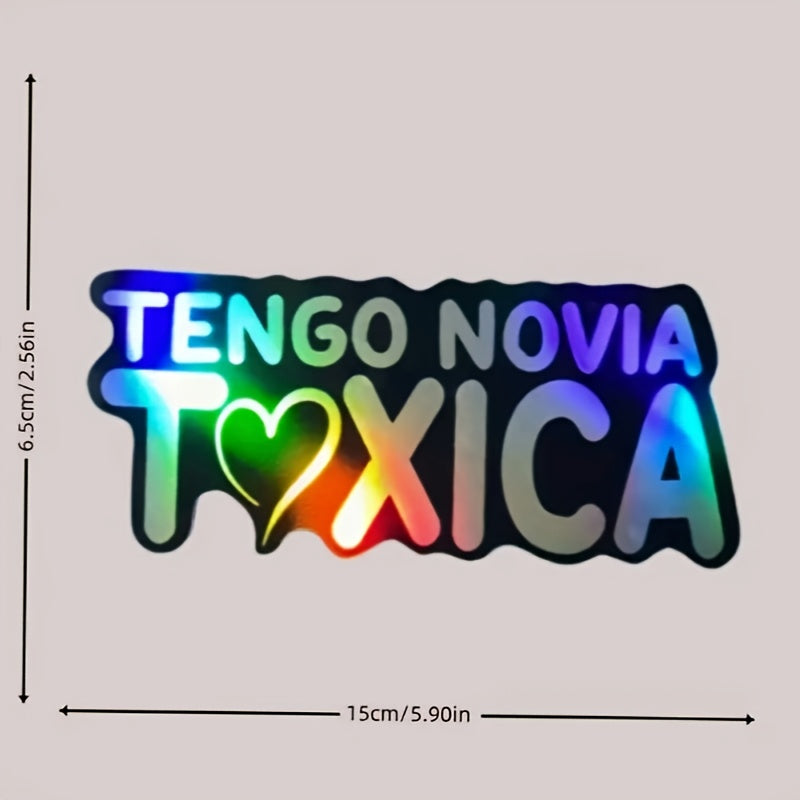 TEMU Toxic Girlfriend Motorcycle Stickers, Unique Car, Motorbike, Atv, Window And Laptop Decals - High , Anti-scratch Decorative Stickers