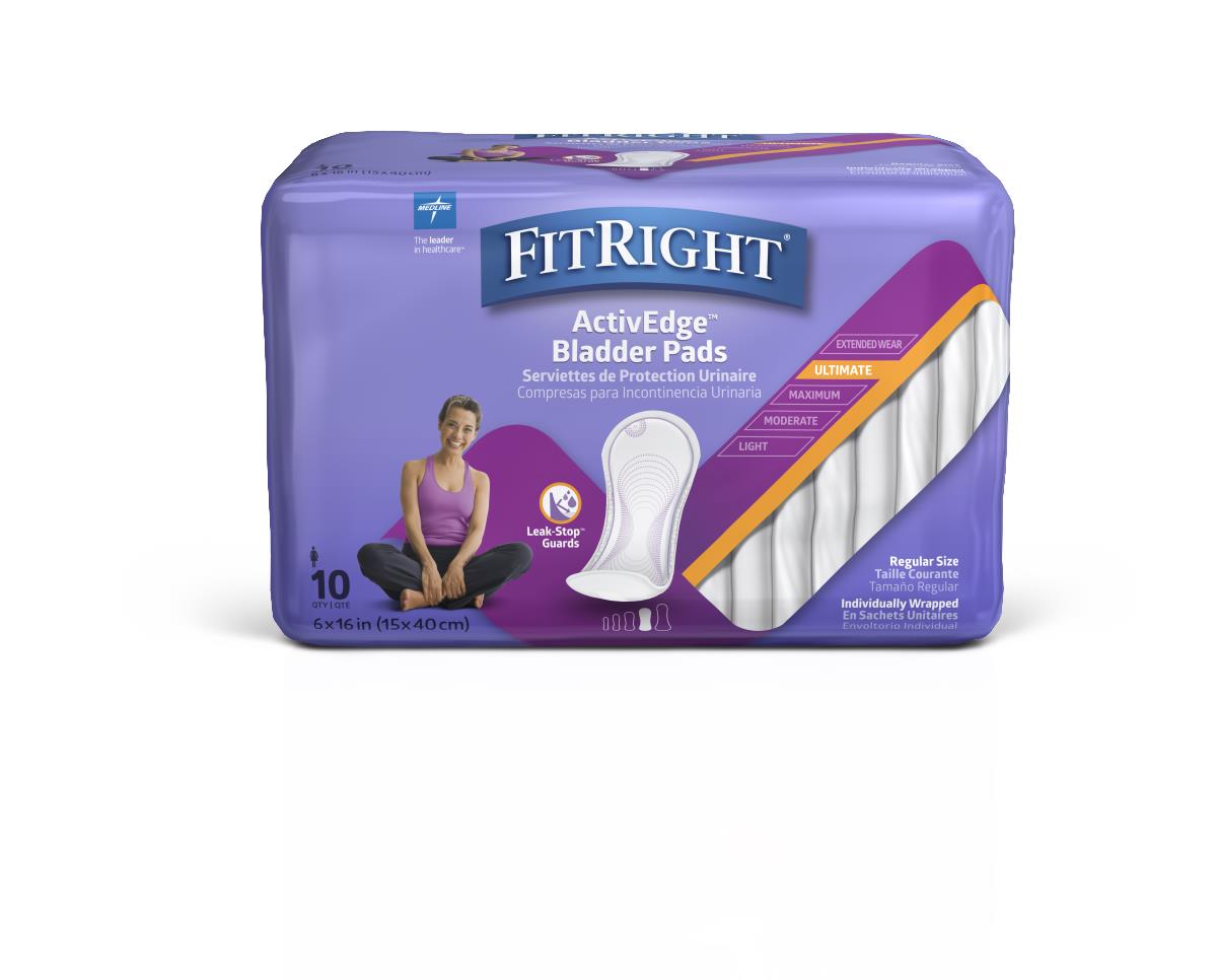FitRight Bladder Control Pads Ultimate 120 Each - Case