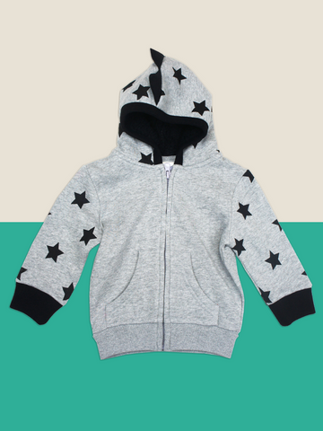 Blade & Rose Grey Star Hoodie 0-6 Months