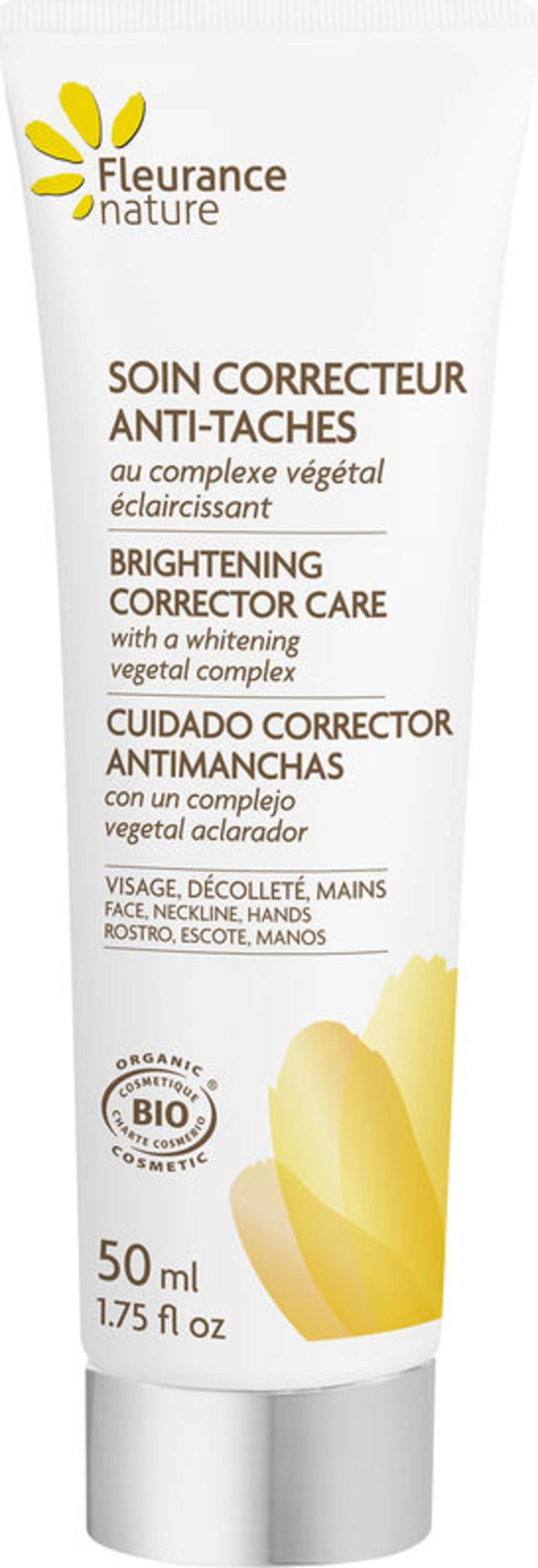 Fleurance Nature ORGANIC ANTI-POT CORRECTOR BEHANDLING Ansikte, dekolletage och händer 50ml