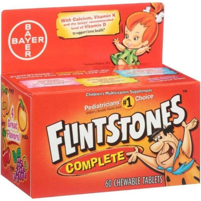 Flintstones Complete Multivitamin Supplement