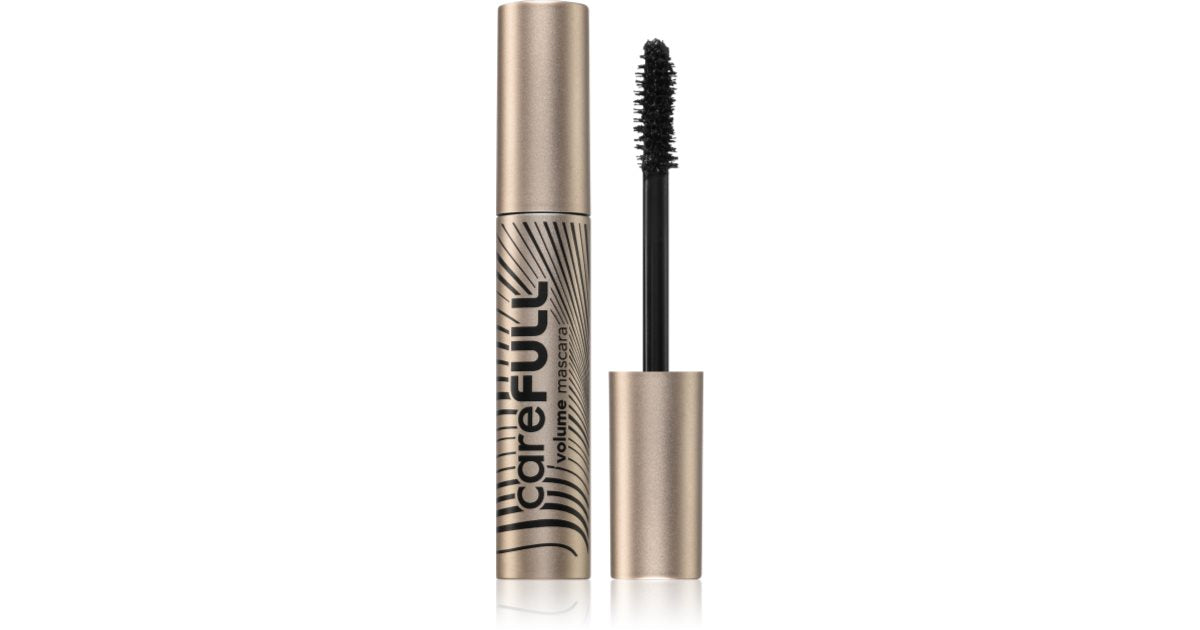 flormar CareFULL volumgivende og behandlende mascara med vitamin E svart farge 11 ml