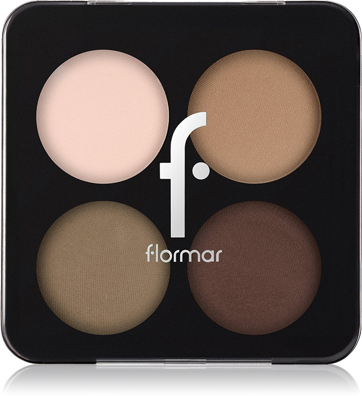 Flormar Farb-Lidschatten-Palette Farbe 004 Swiss Chocolate 6 G