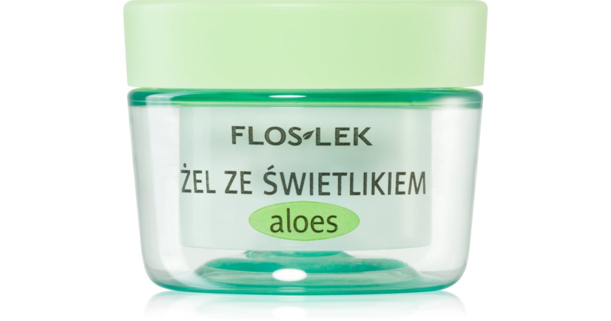 Floslek Laboratorium Øyekonturgel med øyetrøst og Aloe Vera 10 G