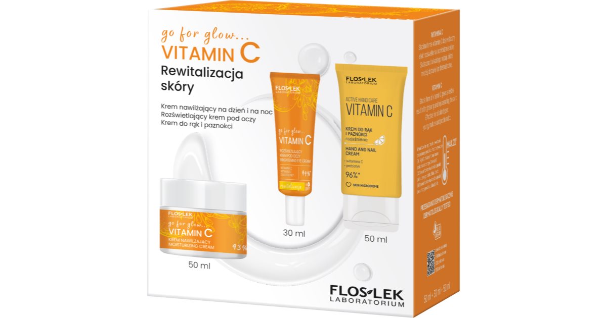Floslek Laboratorium Go For Glow Vitamin C Gift Set With Revitalizing Effect