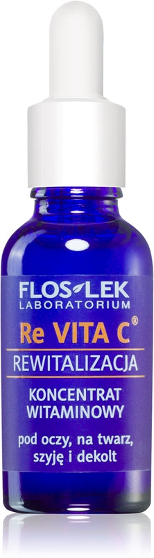 Floslek Laboratorium Re Vita C 40+ vitaminkoncentrat til øjne, hals og décolleté 30 ml