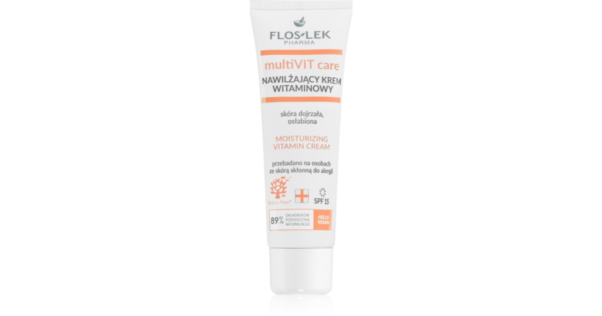 Floslek Pharma Multivit Care Crema Hidratante Con Vitaminas 50 Ml