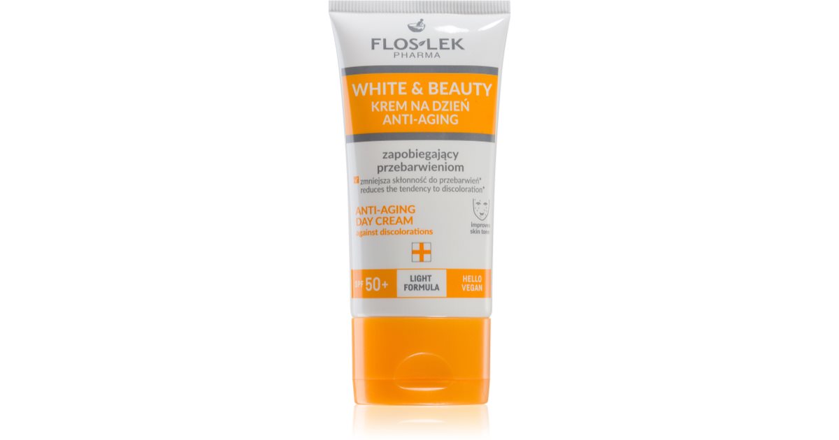 Floslek Pharma Biały & Beauty Krem na dzień przeciw plamom Spf 50+ 30 ml