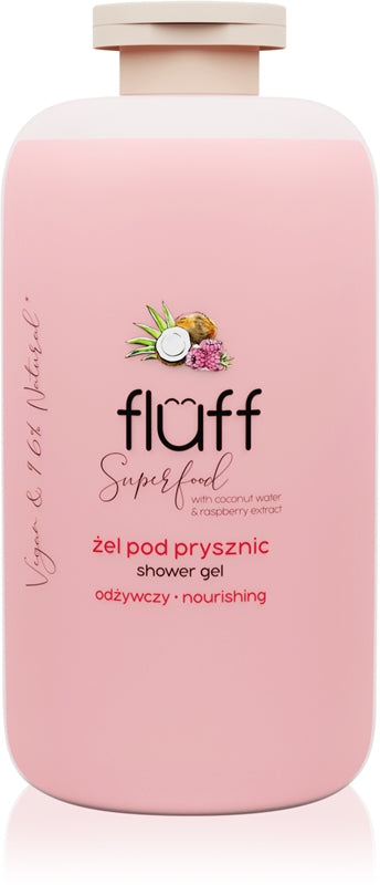 Fluff Superfood Żel pod prysznic z wodą kokosową i maliną 500 Mł