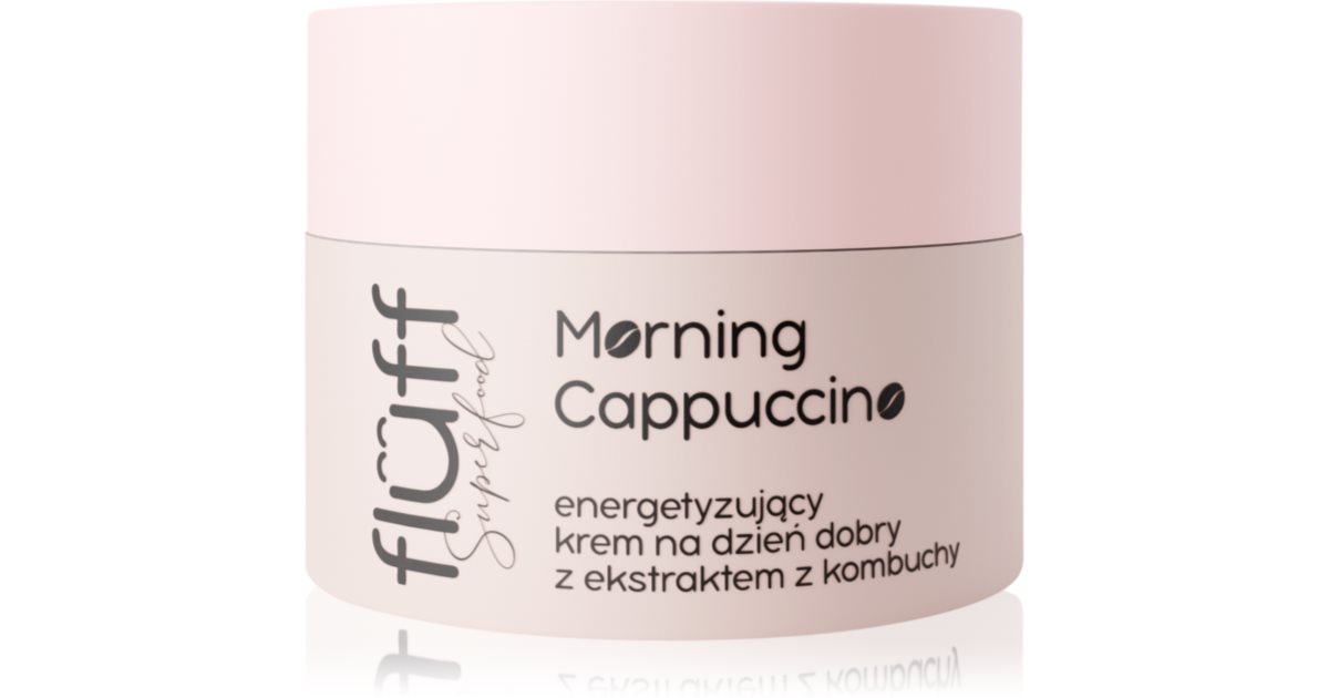 Fluff Superfood Ranní Cappuccino Energizující krém Vanilka & Karamel 50 ml