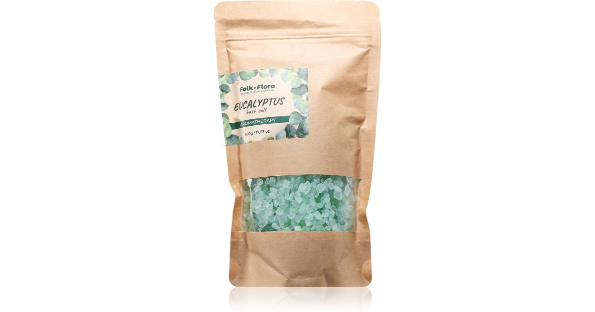 Folk & Flora Eucalyptus avkopplande badsalt 500 G