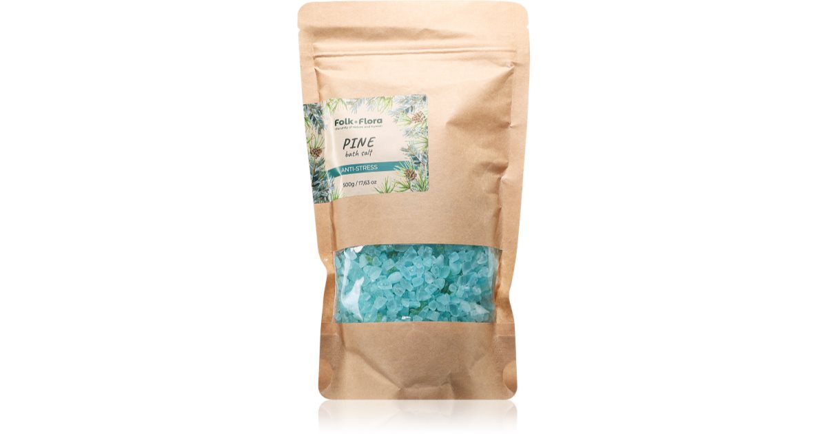 Folk & Flora Pine Soothing Bath Salt 500 G
