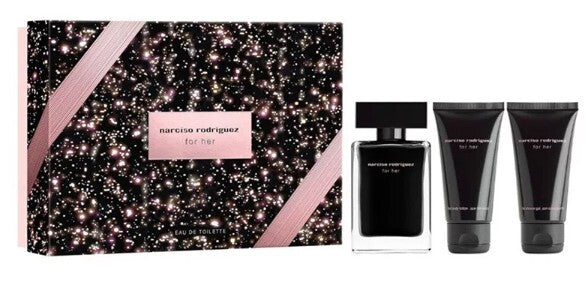 Narciso rodriguez For Lei - EDT 50 ml + body lotion 50 ml + shower gel 50 ml