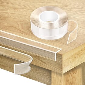 Corner Protectors Baby Proofing,Clear Corner Protector,Soft Edge Protector 6.6ft(2M) Corner Guards Furniture Corneramp;Edge Safety Bumpers with Upgraded Strong