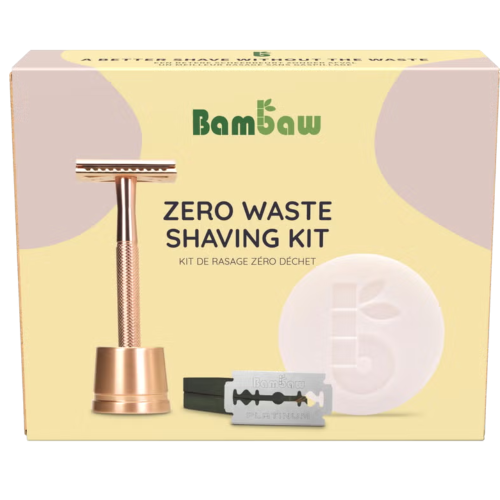 Bambaw Rose Gold Shaving Set
