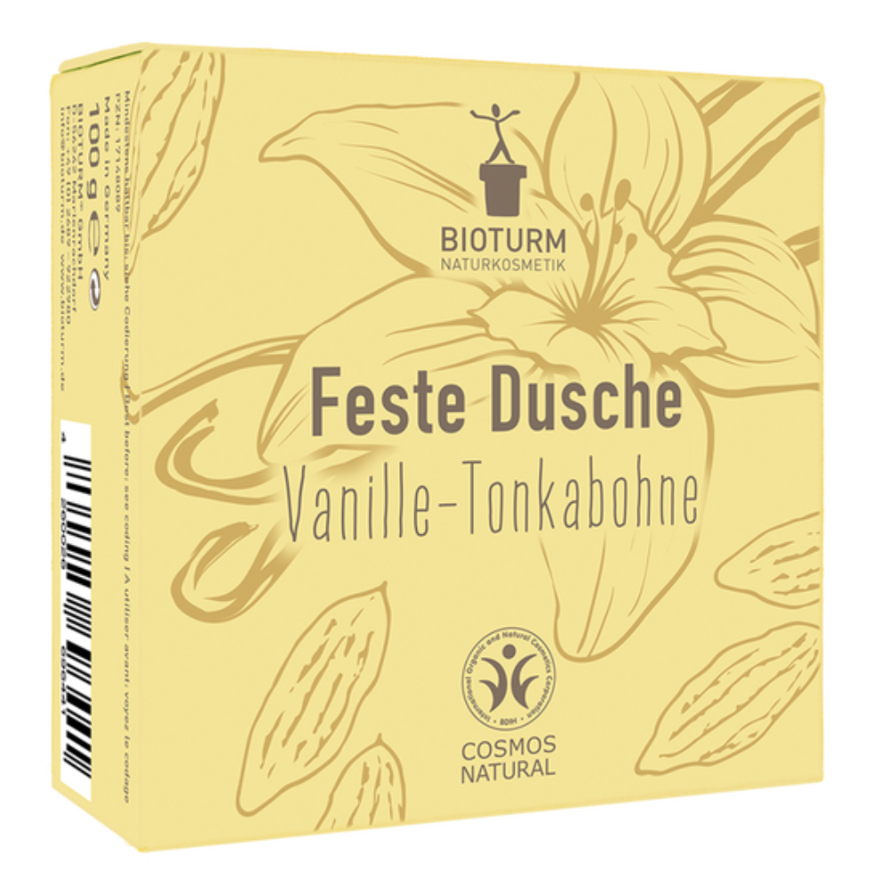 Bioturm Solid dusjgelé med vanilje og tonkabønne nr.138 100 g