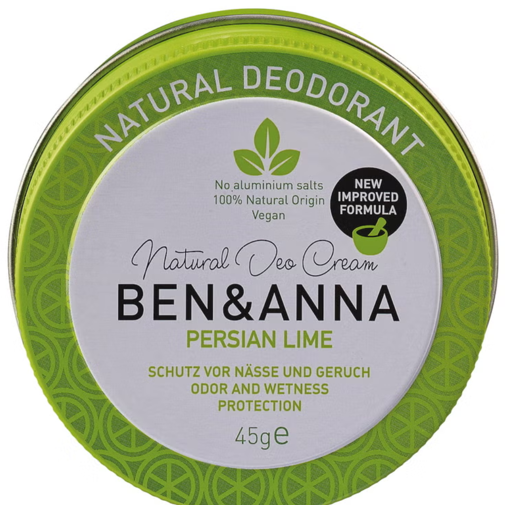 Ben & anna Deodorantový krém naturale s perskou limetkou (45 g)