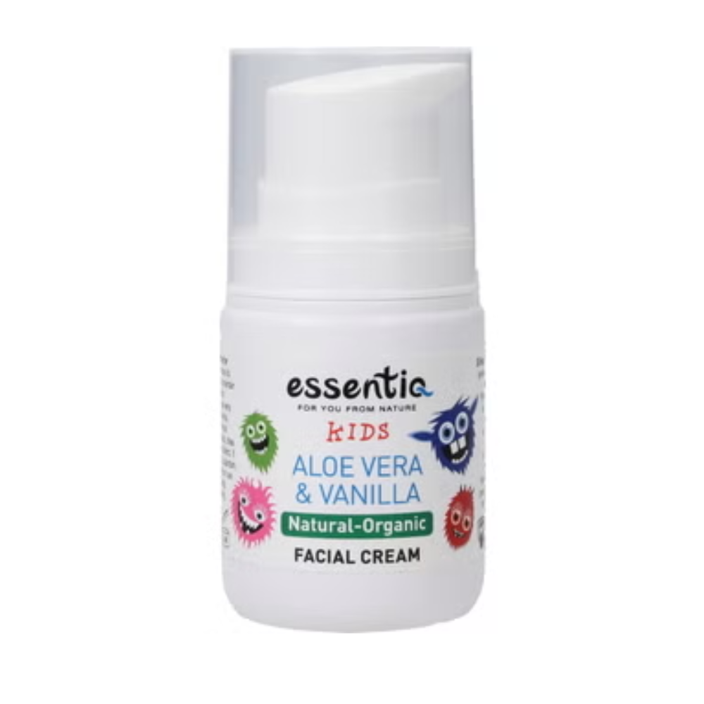 Essentiq Crema facial infantil de aloe vera y vainilla 50 ml