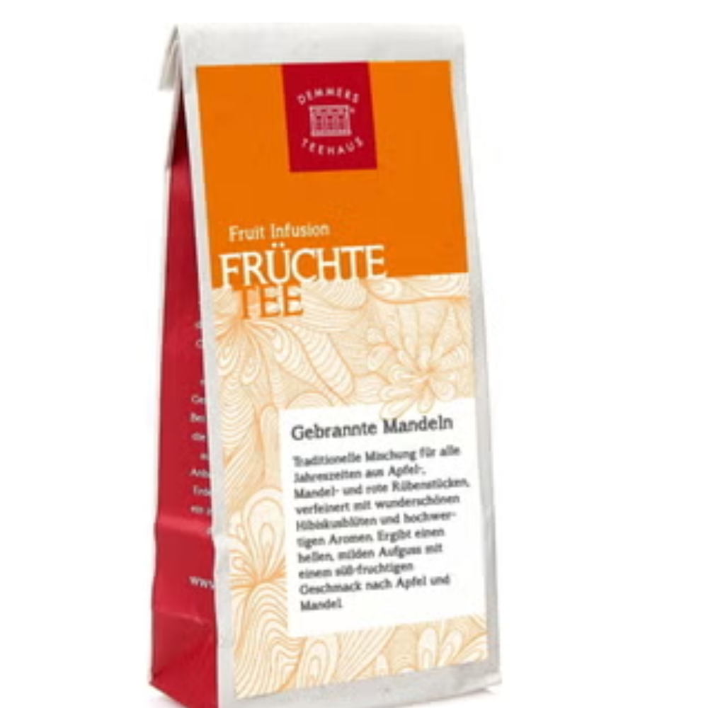 Demmers teehaus Ceai de plante din fructe „Migdale prăjite” 100 g