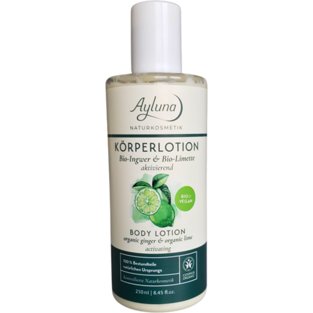 Ayluna Økologisk Ingefær og Økologisk Lime Body Lotion 250 ml