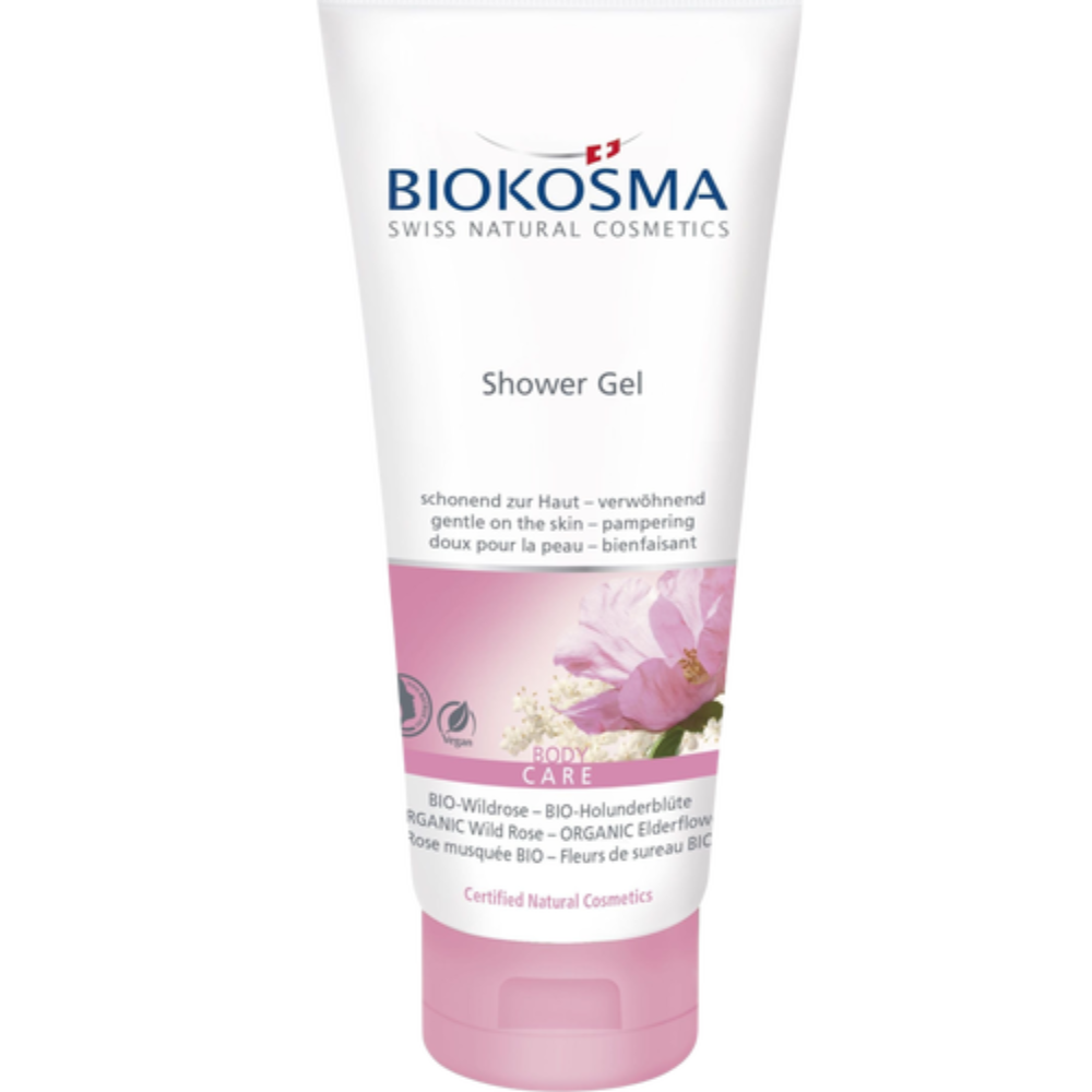 Biokosma Økologisk rose og hylleblomst dusjgelé 200 ml