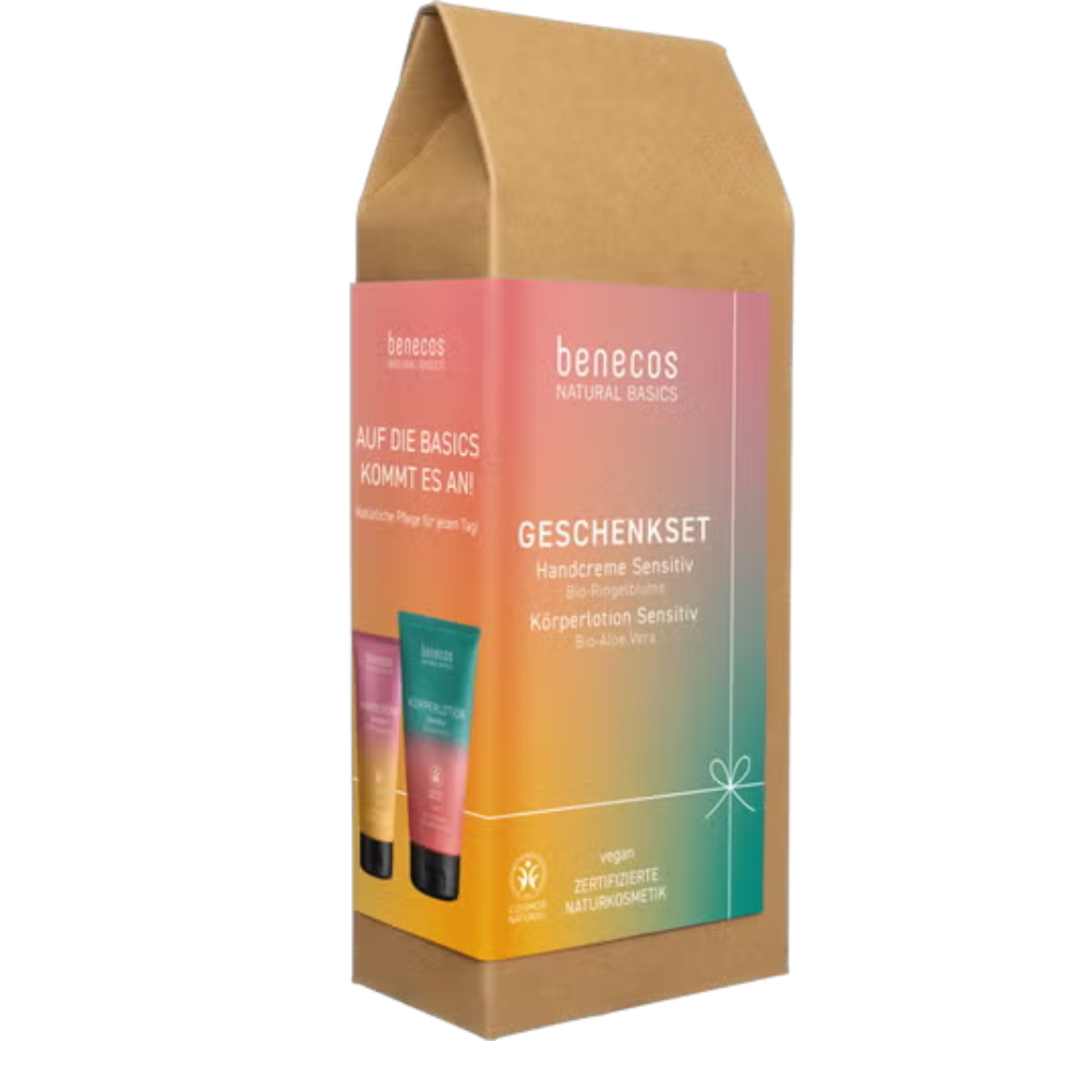 Benecos Natural Basics Sensitiv - Håndcreme og Body Lotion Sæt