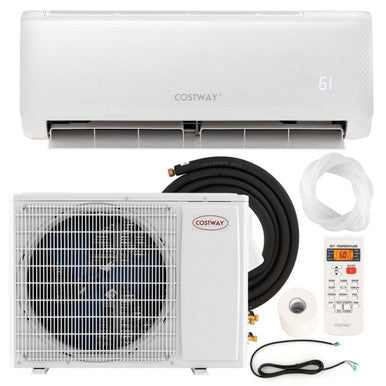 18,000 BTU Mini Split Air Conditioner with Heat Pump and Remote Control