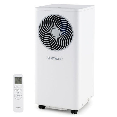 8200-10000 BTU Portable Air Conditioner with 3 Fan Speeds and 4 Modes - 10000BTU