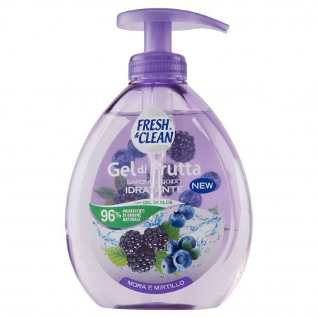 Fresh&Clean Fresh & Clean Fruchtgel-Flüssigseife Feuchtigkeitsspendende Brombeere und Blaubeere 300 ml