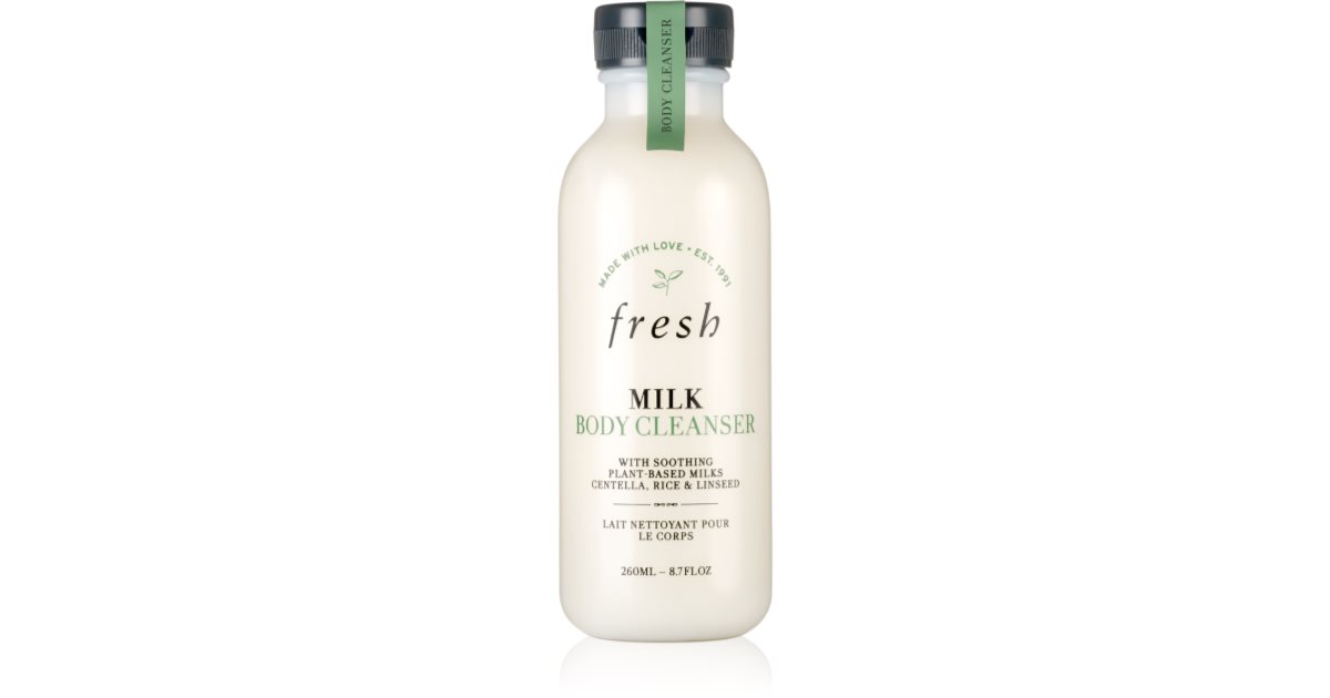 Fresh Milk Body Cleanser Moisturizing Shower Gel Med Vegetabilisk Mjölk 260 Ml