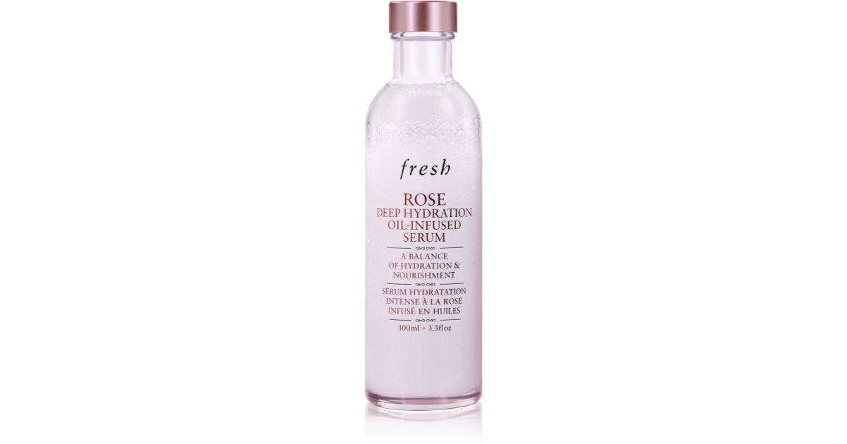färskt Rose Deep Hydration Serum infunderat med olja 100 ml