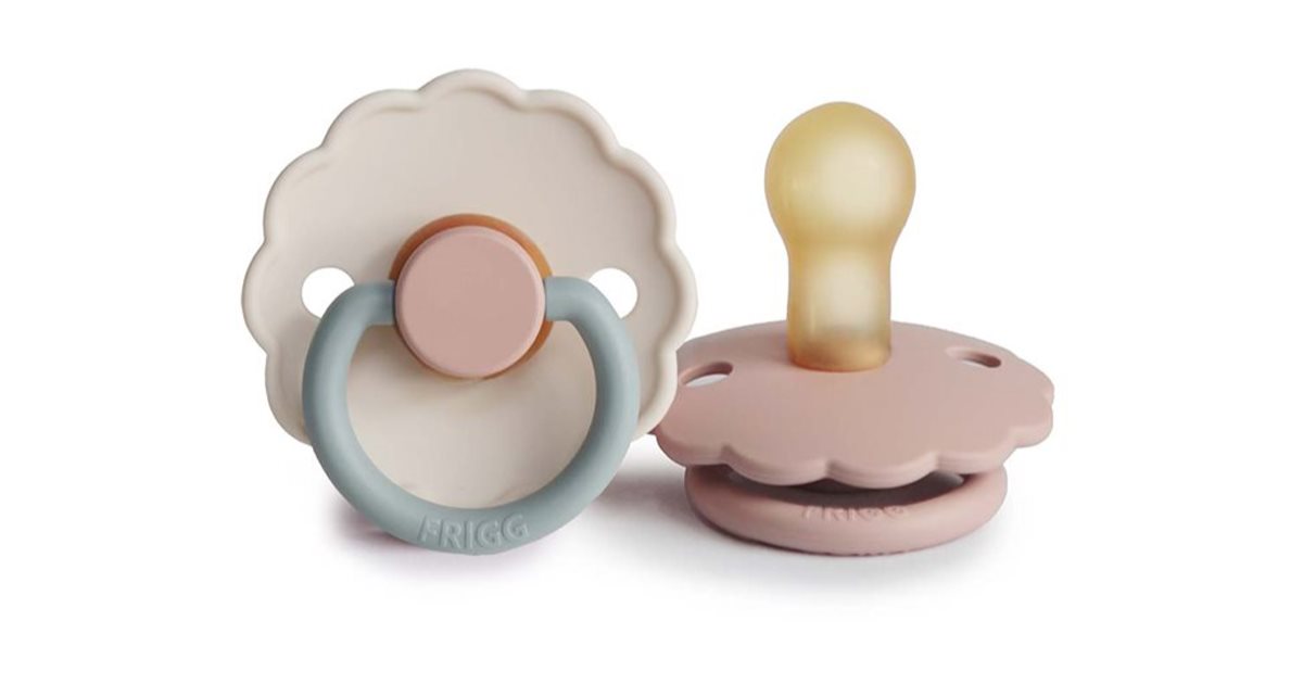 Frigg Dudlík Daisy Velikost 1:0-6 měsíců Blush-Cotton Candy