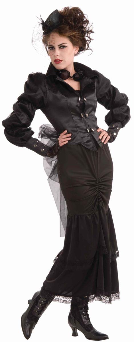 Steampunk Jacket w-Sheer Netting &Skirt Costume Adult Size Standard