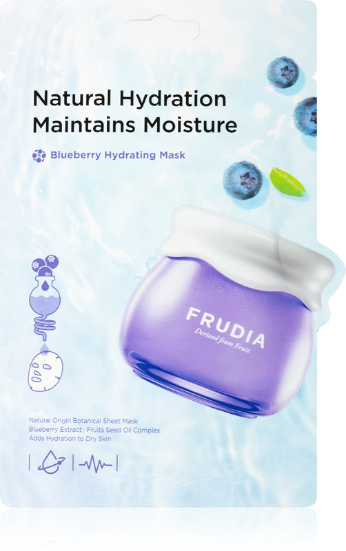 Frudia Feuchtigkeitsspendende Blaubeermaske für empfindliche und trockene Haut, 20 ml