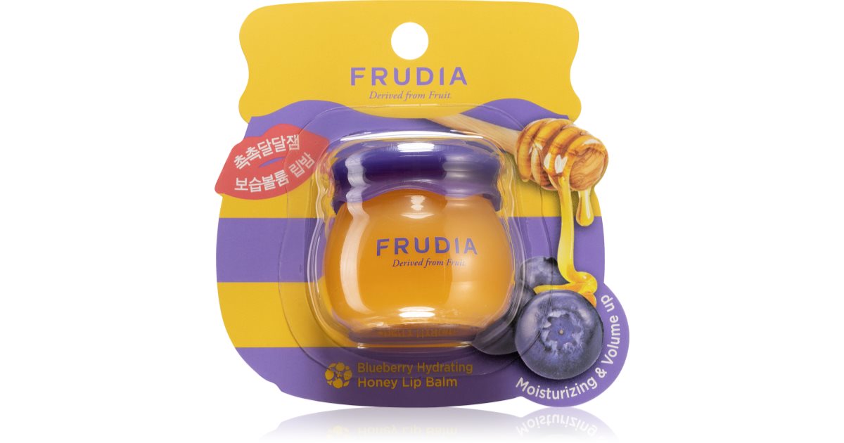 Frudia Heidelbeere mit Honig, nährender und feuchtigkeitsspendender Lippenbalsam, 10 g
