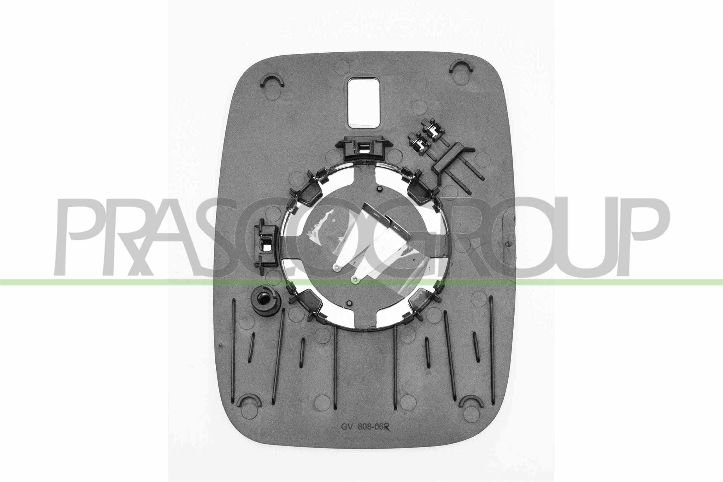 Mirror Glass, exterior mirror PRASCO FT9007503