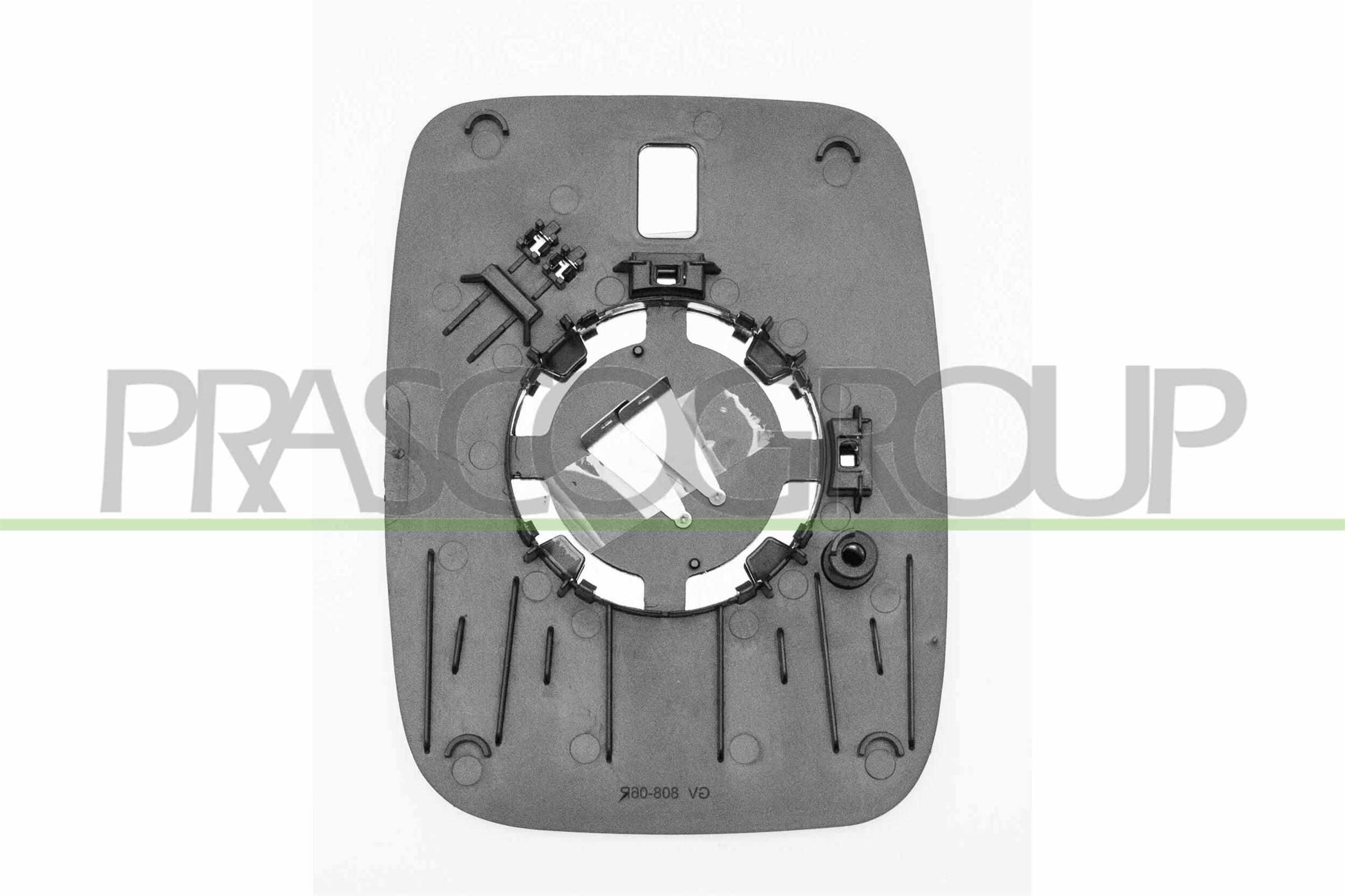 Mirror Glass, exterior mirror PRASCO FT9007504