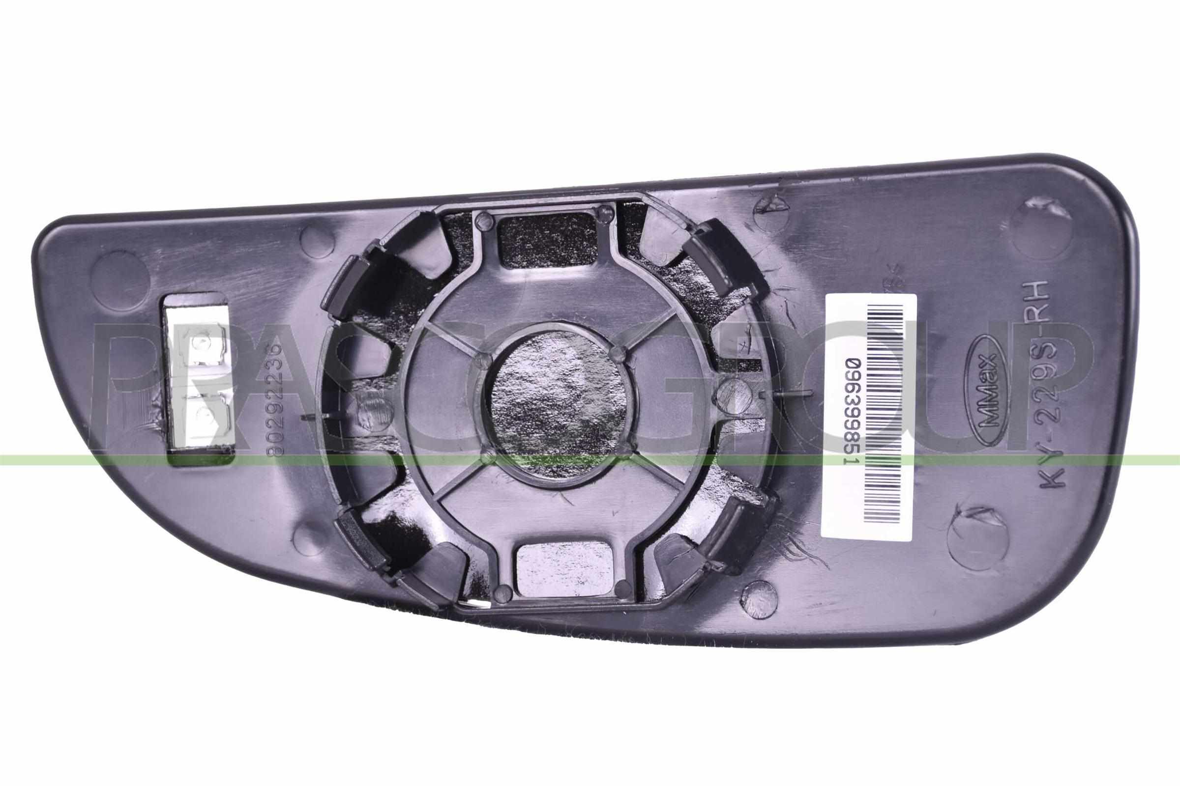 Mirror Glass, exterior mirror PRASCO FT9307525