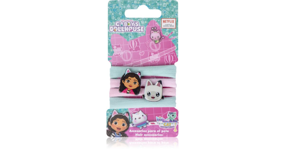 Gumki do włosów Gabby'S Dollhouse 4 sztuki