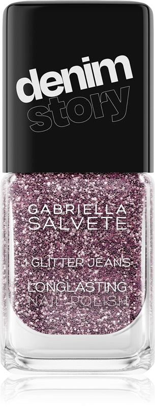 Gabriella salvete Long-lasting nail polish Denim Story 11ml 01 Glitter Jeans