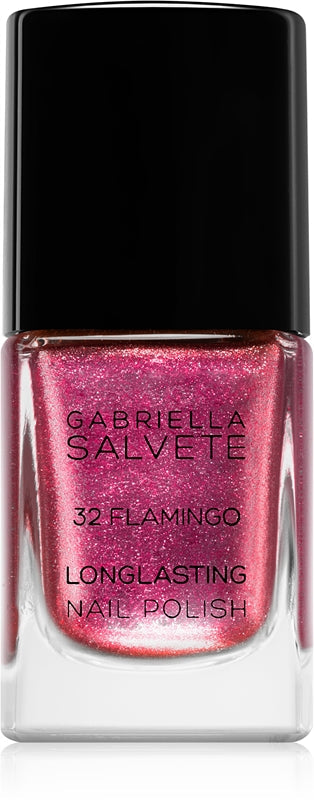 Långt Nagellack (Emalj) 11 ml - Nyans: 32 Flamingo