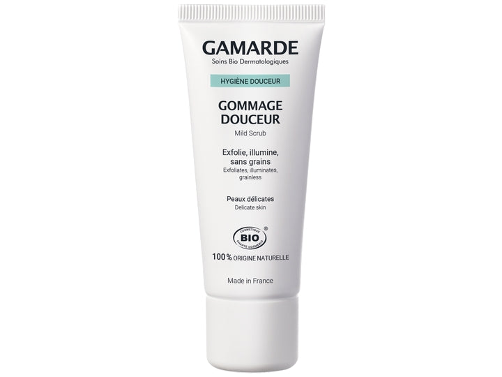 Gamarde - Higiene Suavidad - Exfoliante Suavidad - Exfoliación, Iluminación y Grain-Free - ORGÁNICO 40 ml