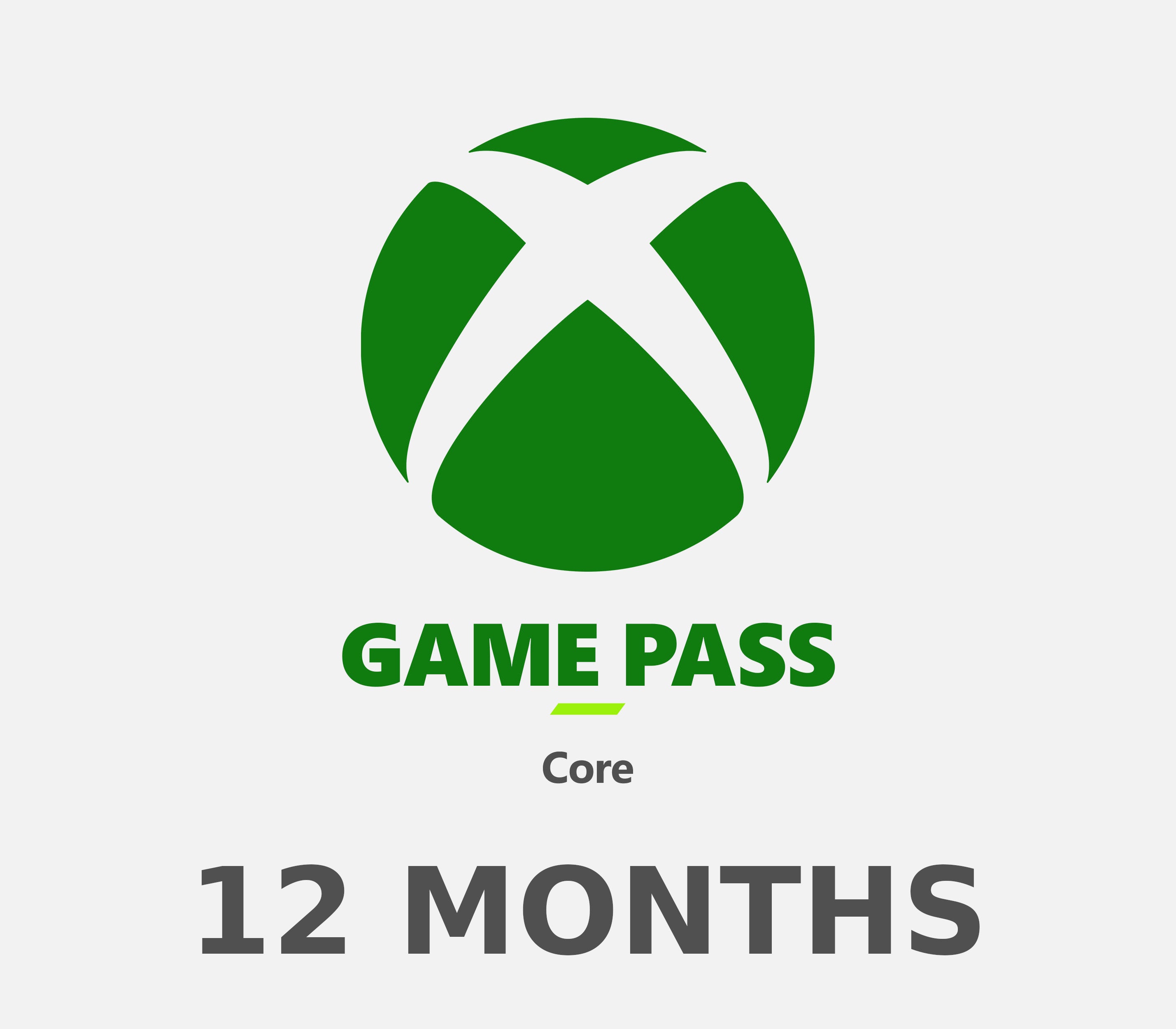 XBOX Game Pass Core 12 Months Subscription Card CH